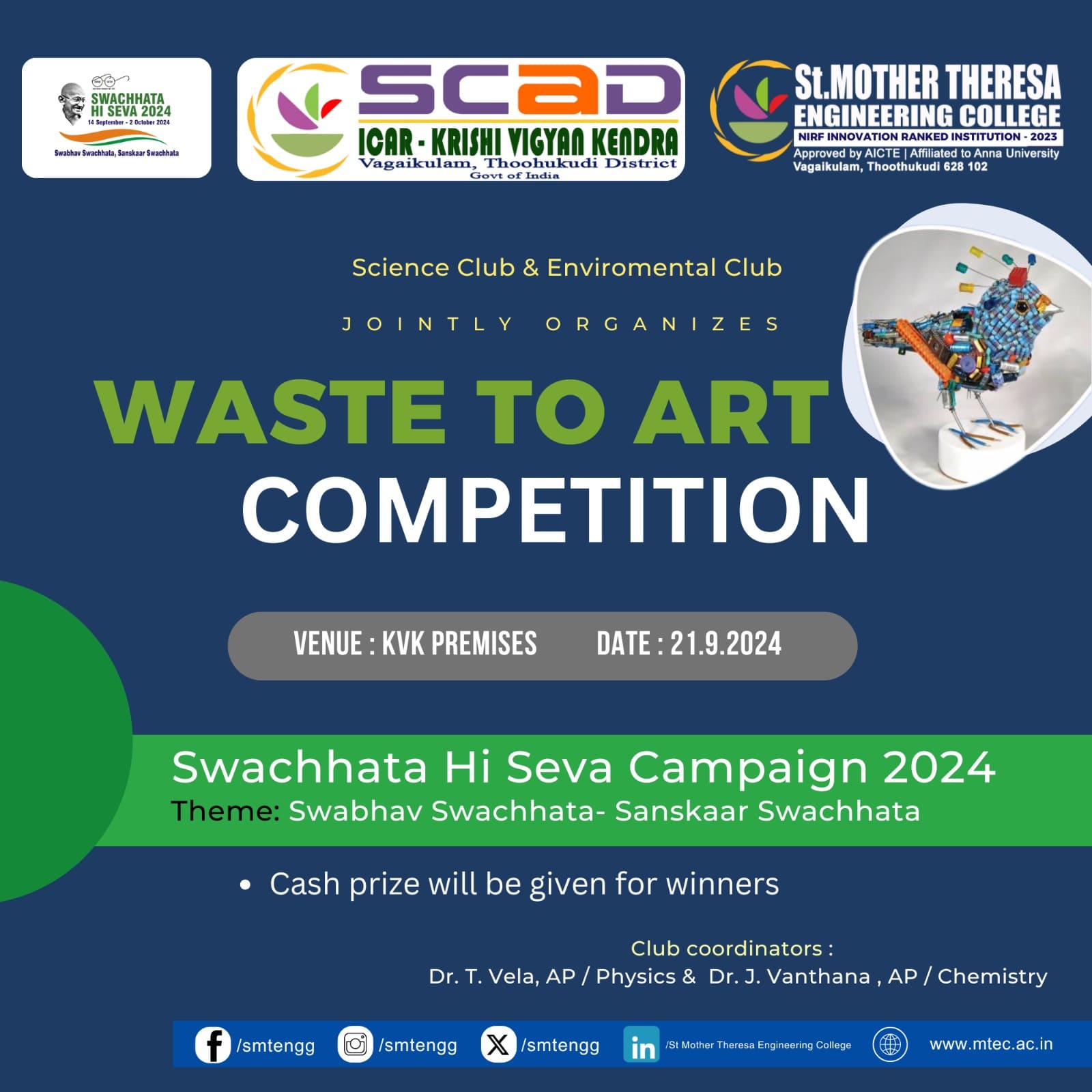 Waste to Art Competition 